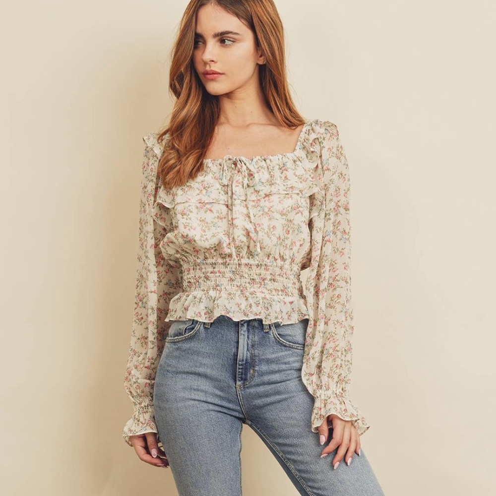 NWT Prairie Floral Blouse - Picture 2 of 6